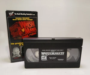WWF WrestleMania XIV 14 VHS Mike Tyson Stone Cold Steve Austin 1998 - Picture 1 of 5