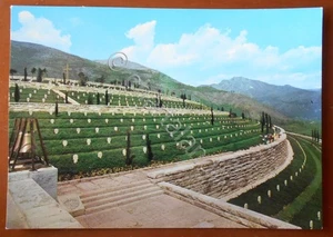 Cartolina Cimitero Militare di Cassino (Lazio) - 1960 ca. - Foto 1 di 1