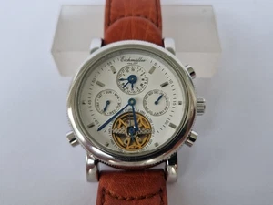 Eichmuller Automatic-Tourbillon-Date-Day -Calendar Indicator- Stainless Steel - Picture 1 of 9