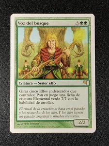 Voz Del Bosque MTG - Green Rare Voice Of The Woods Spanish - Picture 1 of 2