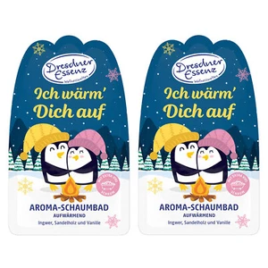 2er Pack Dresdner Essenz Schaumbad Ich wärm Dich auf 2 x 40 ml Badezusatz - Bild 1 von 2