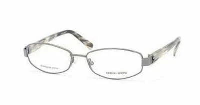 GIORGIO ARMANI GA420 PKV ARMAÇÃO DE ÓCULOS DE METAL PRATA 53-16-135 LOGOTIPO FEITO NA ITÁLIA - Imagem 1 de 4