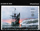 US 2020 SC 5524 MAYFLOWER IN PLYMOUTH HARBOR FOREVER MNH SELF-AD VERY FINE