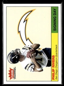 2004 Fleer Tradition Signing Day Philip Rivers Rookie San Diego Chargers - Picture 1 of 2
