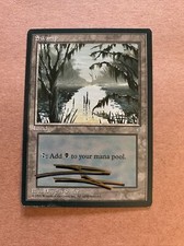 MTG Magic Swamp (Art A) Signed Artist Proof x1 Ice Age Douglas Shuler