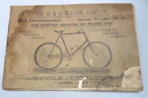 1894 H & D Folsom Arms Co NY Catalogue bicycles tools - Picture 1 of 5