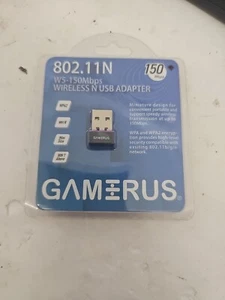 802.11N W5-150MBPS WIRELESS N ADATTATORE USB GAMERUS - Foto 1 di 2
