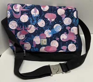 Authentic Gama-Go Bird Birds Fox Costume Messenger Bag Black 14x10 inches - Picture 1 of 10