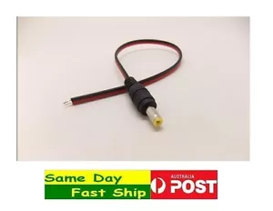 1 x 12V DC 5.5 x 2.1 mm Male Power Jack Adapter Connector Plug Cable 30 cm - Picture 1 of 1
