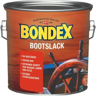 BONDEX Bootslack 2,5 L farblos Boot Lack Schiff NEUWARE Art.Nr. 330170 - Bild 1 von 3