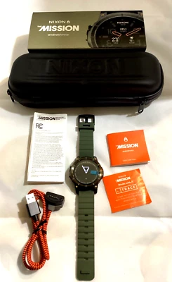 Nixon THE Mission AndroidWear SMARTWATCH A1167 -STORE DISPLAY UNUSED-RARE ITEAM - Image 1 of 4