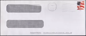 US - 2002 - 37 Cents US Flag Coil #3632 Plate # Single Plate # 4444 On Cover VF - Picture 1 of 1