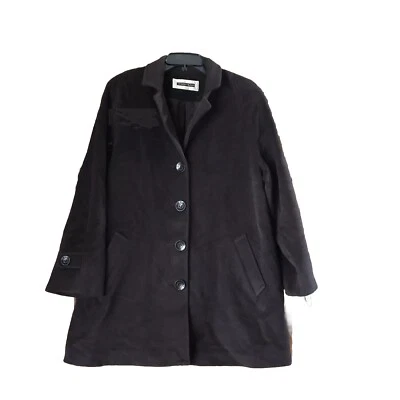 Kristen Blake Studio Collection Angora Wool Blend Walking Coat Women’s Size 16 - Image 1 of 4