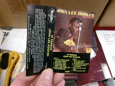 John Lee Hooker In Person [delta Blues] 1984 cassette Tape Veejay Records VG+ - Image 1 of 4