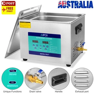 New 15L Digital Stainless Ultrasonic Cleaner Ultra Sonic Clean Tank Timer Heater - Photo 1/12