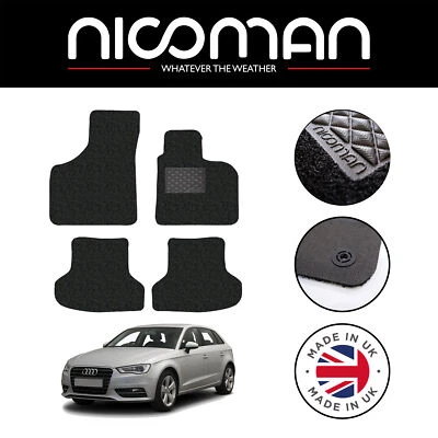 Juego de alfombrillas coche a medida automáticas de lujo personalizadas para Audi A3 MK2 2003-2012 Foto 1 de 4