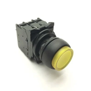 Allen Bradley 800FP-LE5PN3WX11 gelb Drucktaster NO/NC 600V 10A 24V LED 22mm - Bild 1 von 5