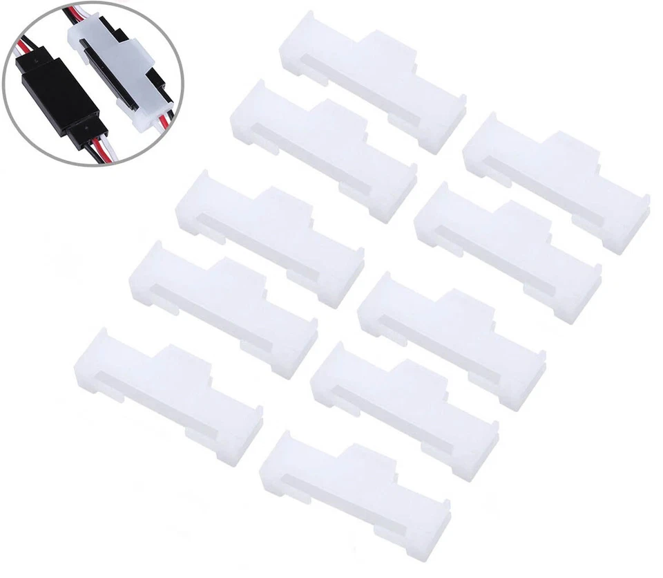 10x Sicherungsclip Weiß für Servokabel Sicherung Kabel Stecksystem  Servo Clip - Bild 1 von 1