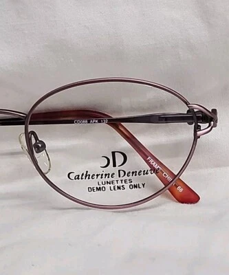 Catherine Deneuve CD-088 Antique Pink Eyeglass Frame 50/19/132 - Image 1 of 4