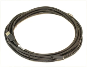 25ft USB 2.0 (ACTIVE) PLENUM Type A Male to A FEMALE Cable Black - Picture 1 of 2