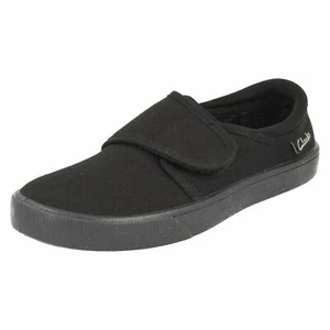 Childrens Hopper Run Unisex Clarks P.E School Pumps - Picture 1 of 10
