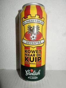 GO AHEAD EAGLES Fussball GROLSCH Pilsener Bierdose aus HOLLAND (50cl) Leer ! - Bild 1 von 6