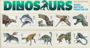 GB 2013 DINOSAURS PRESENTATION PACK No 490 MINT STAMP SET SG 3532 3541 SCAN 490 - Picture 1 of 3