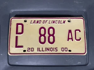 ILLINOIS DEALER LICENSE PLATE 2000 DL 88 AC - Picture 1 of 1