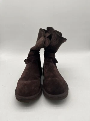 Botas UGG Australia Nyla de punto de lana marrón gamuza robusta para mujer 8 EE. UU. 1005391 Foto 1 de 4