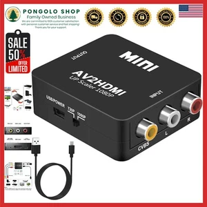 Versatile AV to HDMI Converter - Supports PAL/NTSC Formats for Easy Setup - Picture 1 of 8