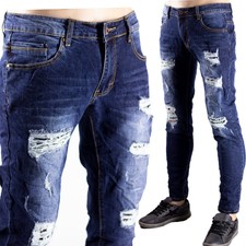 jeans strappati uomo in vendita | eBay