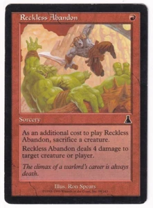 Reckless Abandon Urza's Destiny #94 Magic The Gathering 1999 MTG Single - Picture 1 of 2