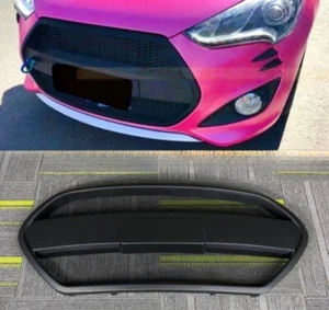 Matte Black Front Bumper Grille Fiberglass Fits Hyundai Veloster Turbo 2013-2017 - Bild 1 von 2