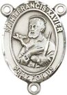St. Francis Xavier Mittelstück NUR - Wählen Sie Metall, machen Sie Ihren Rosenkranz
