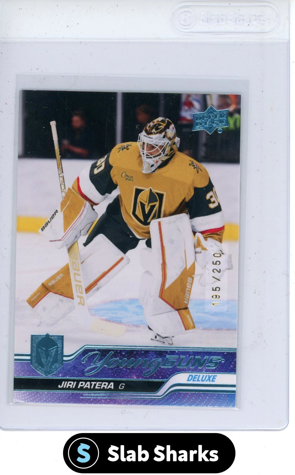 2023 UPPER DECK #227 JIRI PATERA YOUNG GUNS EXCLUSIVES ROOKIE RC /100