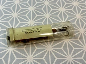 Vintage Strathallan Devon minnow Red & Gold  2.5" New Old Stock Rare Fishing - Picture 1 of 5