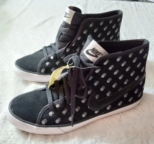 Nike Primo Court Mid Prem Sneakers Womens 7.5 Black Mid Top Trainers 768866-003 - Picture 1 of 9