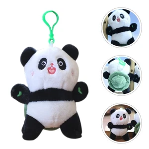 Cute Plush Panda Keychain Stuffed Bag Pendant for Handbag Backpack Decor - Picture 1 of 12