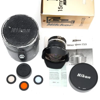 Nikon Nikkor 15mm f/3.5 Ai-S Lens AIS - Image 1 of 4