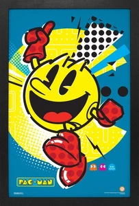 Pyramid America - Pacman Poster - Pac Man Pop Jump - 11 x 17 gerahmtes Poster Wand - Bild 1 von 2