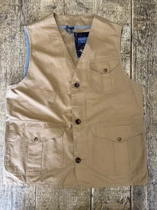 Manifattura Ceccarelli Gilet Vest Hunting Game Workwear Tg 50 Made Italy Beige - Foto 1 di 13