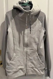 Sudadera con Capucha Lululemon Buceo Cremallera Completa Talla 8 (Mediana) Nueva Sin Etiquetas Gris Lit Athleisure Preppy - Imagen 1 de 11