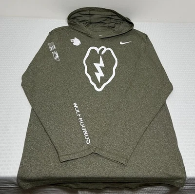 Hombres M Nike NCAA Caballeros del Ejército Rivalidad Lobos Pullover L/S Elastizado Camiseta Sudadera con Capucha Foto 1 de 4