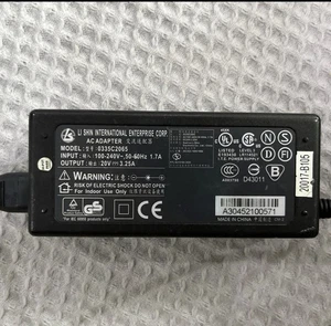 LI SHIN 0335C2065 20V 65W 3.25A Fujitsu Siemens Amilo LA1720 PA1510 AC Adapter - Photo 1/4