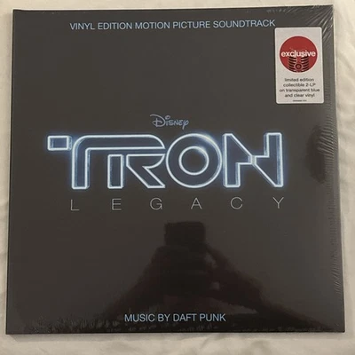 Daft Punk - Tron: Legacy LTD O.S.T. 2 X Blue & Clear Vinyl LP 2021 Disney - Image 1 of 4