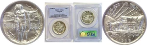 1938-D Oregon Trail Commemorative Half Dollar - PCGS MS-66 - Picture 1 of 3