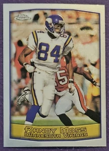 1999 Topps Chrome #1 Randy Moss Football Karte Minnesota Vikings! HOF! - Bild 1 von 2