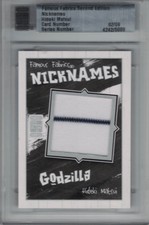 HIDEKI MATSUI 2010 Famous Fabrics 2nd Edition Nicknames Game Jersey #2/9 (B5568)