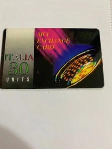 Carta telefonica MCI Exchange Card (Italia) 30 Units Intercom srl - Picture 1 of 1