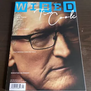 TIM COOK - WIRED MAGAZINE - JAN/FEB 2025 - BRAND NEW - Imagen 1 de 1